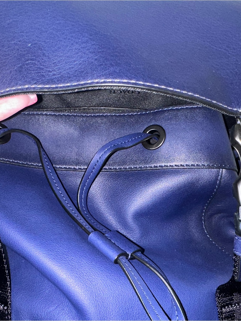 Coach Rivington Leather Backpack! - Picture 9 of 14